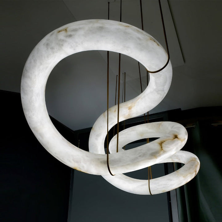 Utalyra Suspension en Albâtre Courbée - Neutralighting