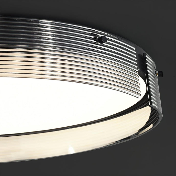 Stripe Lustre Plafonnier Moderne Laiton Lignes Élégantes - Neutralighting