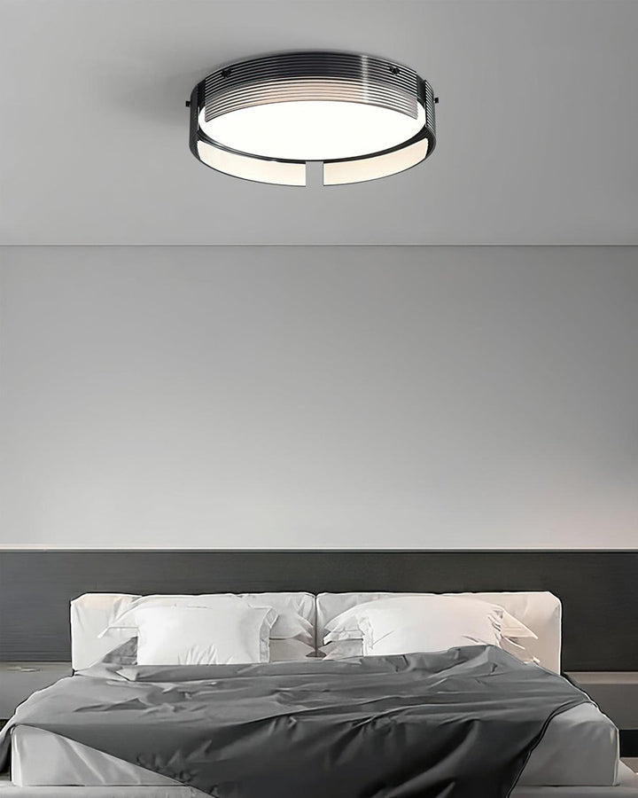 Stripe Lustre Plafonnier Moderne Laiton Lignes Élégantes - Neutralighting