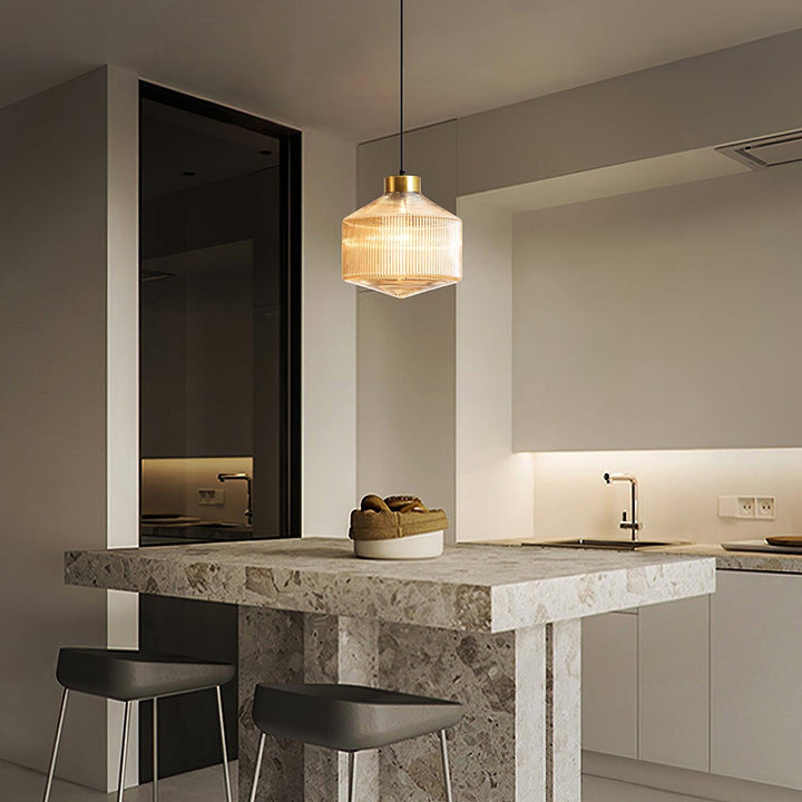 Velorarn Suspension Lampe Artistique en Verre - Neutralighting