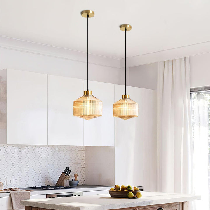 Velorarn Suspension Lampe Artistique en Verre - Neutralighting