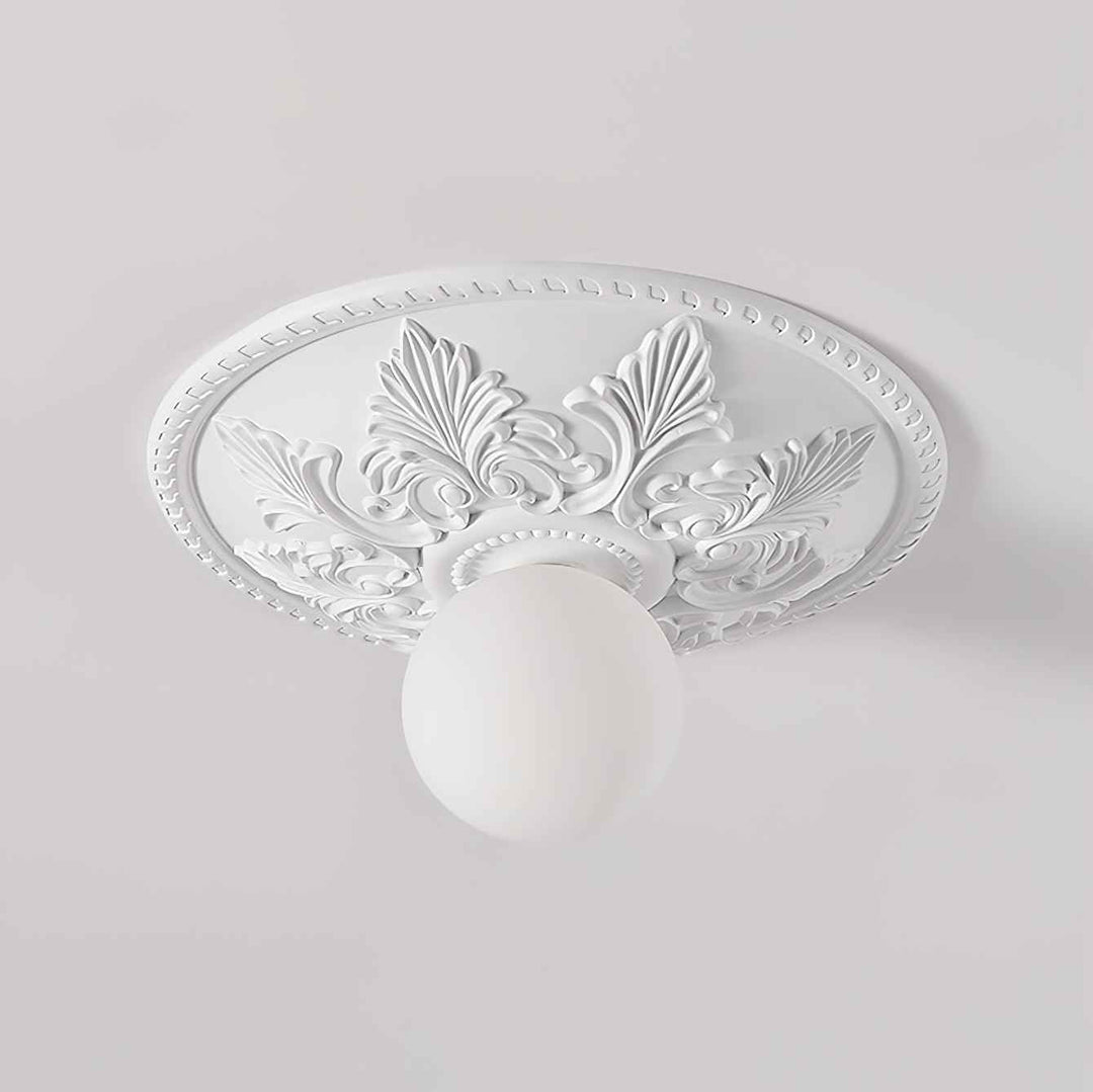 Aero Résine 30cm Blanc LED 5W