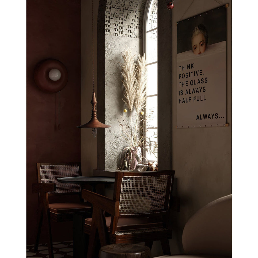 Iraeiel Ancien Minimaliste Bois Suspension - Neutralighting
