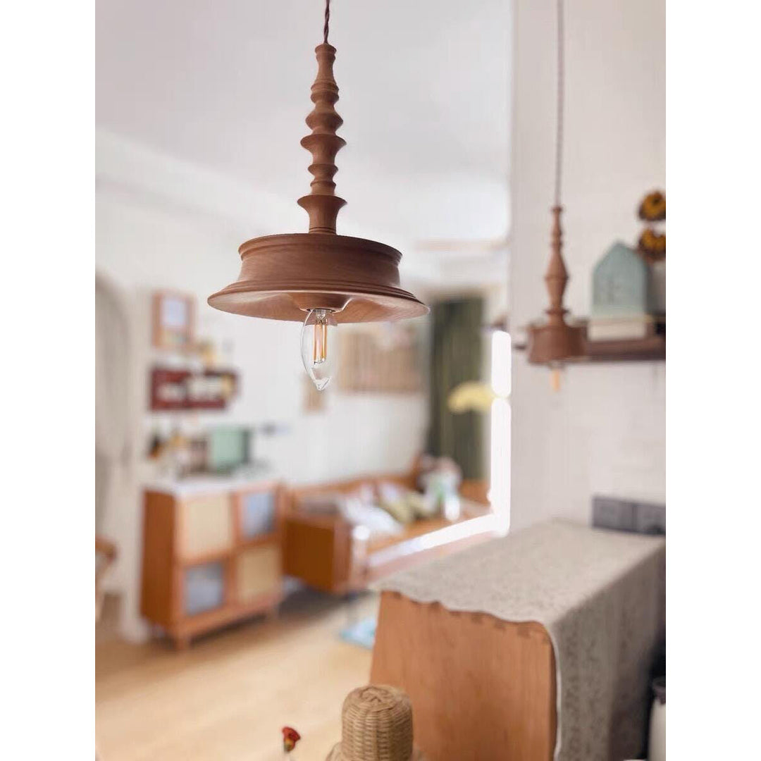 Iraeiel Ancien Minimaliste Bois Suspension - Neutralighting