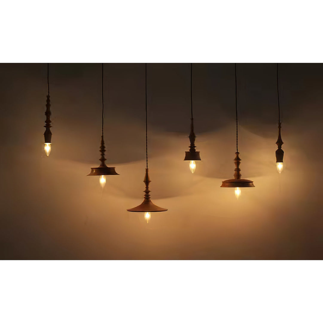 Iraeiel Ancien Minimaliste Bois Suspension - Neutralighting