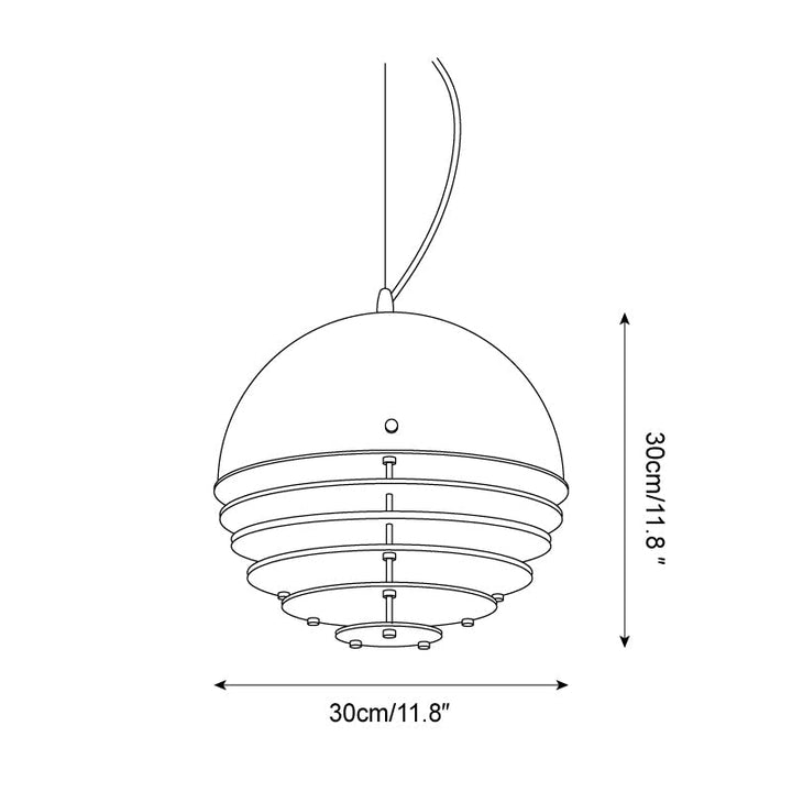 Talo Suspension Moderne en Acrylique - Neutralighting