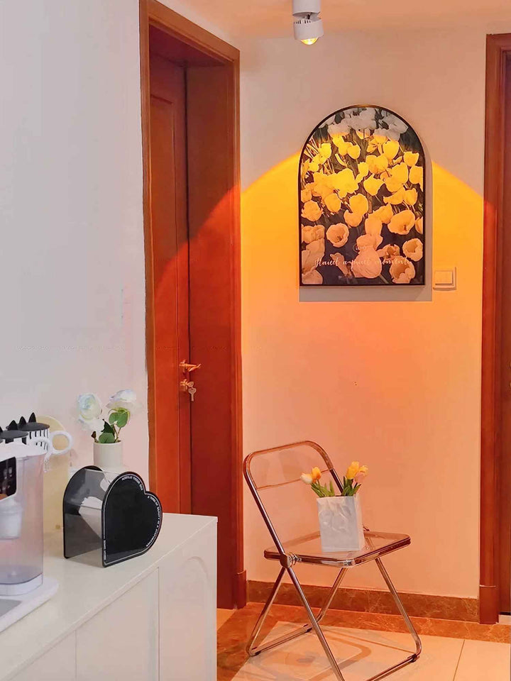 Solara Verre 10cm Blanc LED