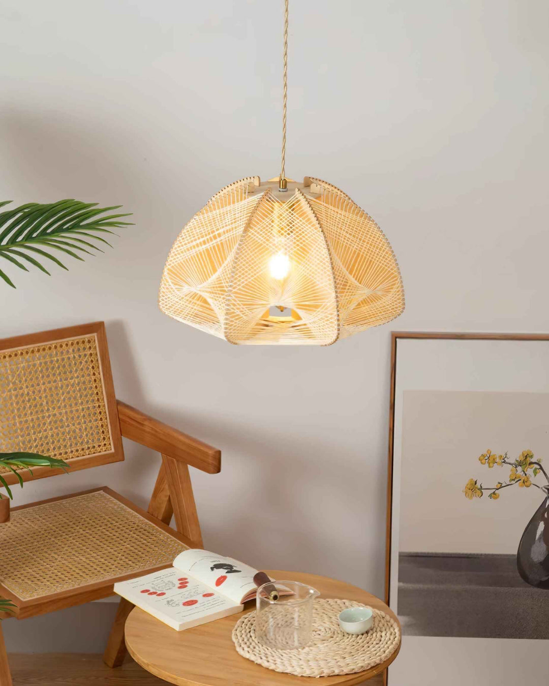 Surya Main Tressé Dôme Suspension - Neutralighting
