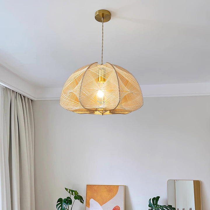 Surya Main Tressé Dôme Suspension - Neutralighting