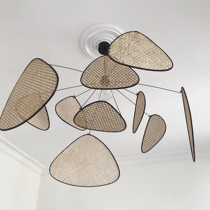 Lustra Lampe Pendante Rattan Swag Industrielle - Neutralighting