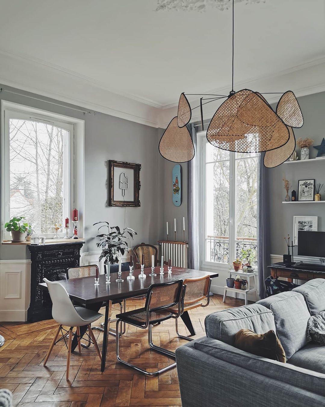 Lustra Lampe Pendante Rattan Swag Industrielle - Neutralighting