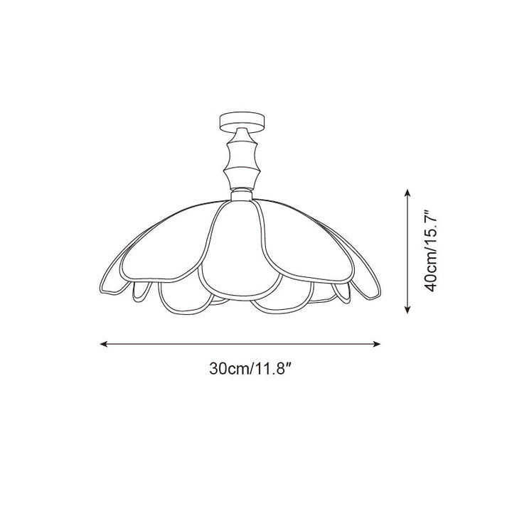 Swanpetal Plafonnier en Bois Minimaliste - Neutralighting