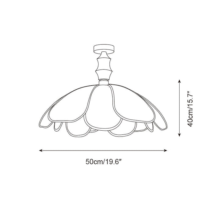 Swanpetal Plafonnier en Bois Minimaliste - Neutralighting