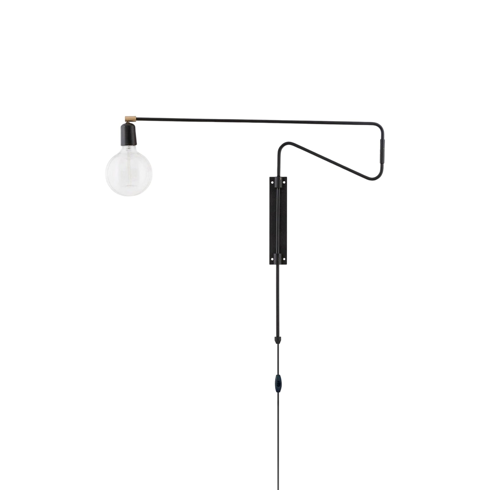 Ersora Moderne Minimaliste Balançoire Plug-in Métal Applique Murale - Neutralighting