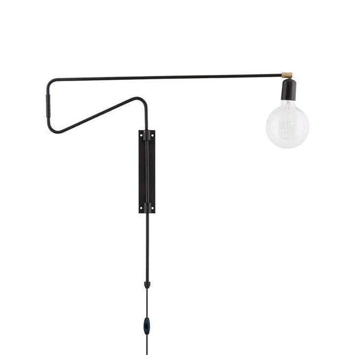 Ersora Moderne Minimaliste Balançoire Plug-in Métal Applique Murale - Neutralighting