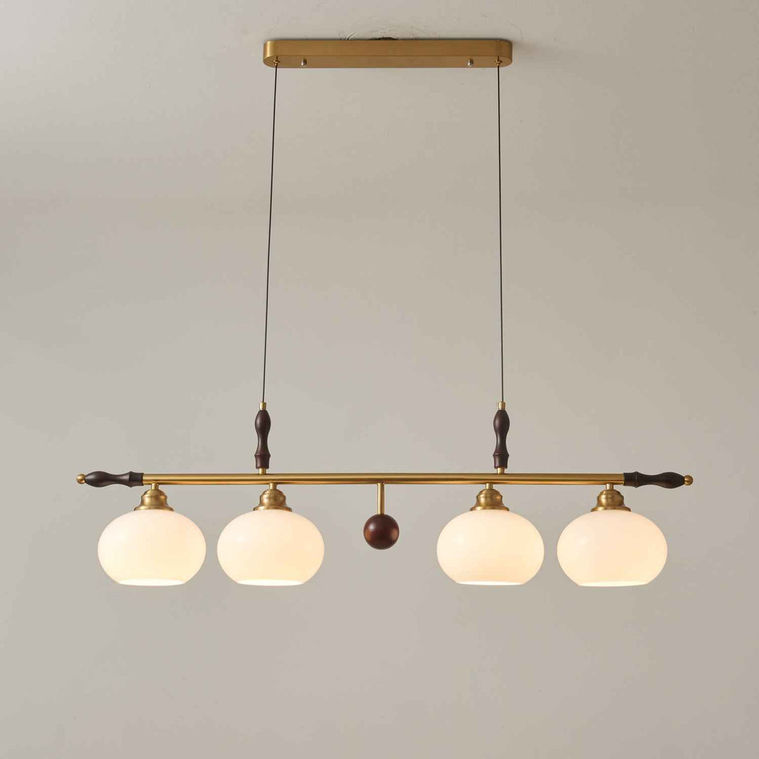Sylvara Lampe Pendante en Bois et Verre Premium - Neutralighting
