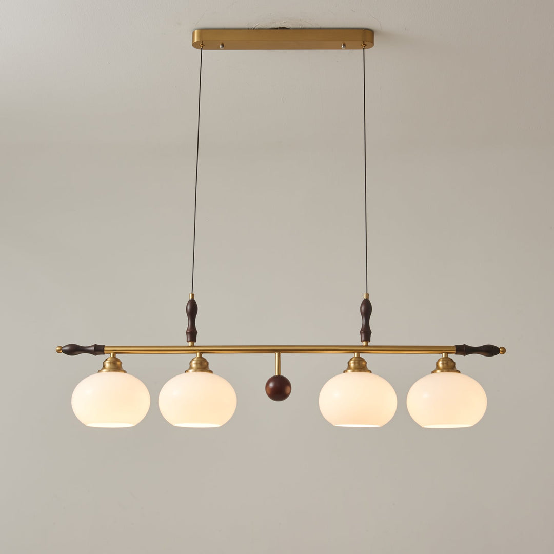 Sylvara Lampe Pendante en Bois et Verre Premium - Neutralighting