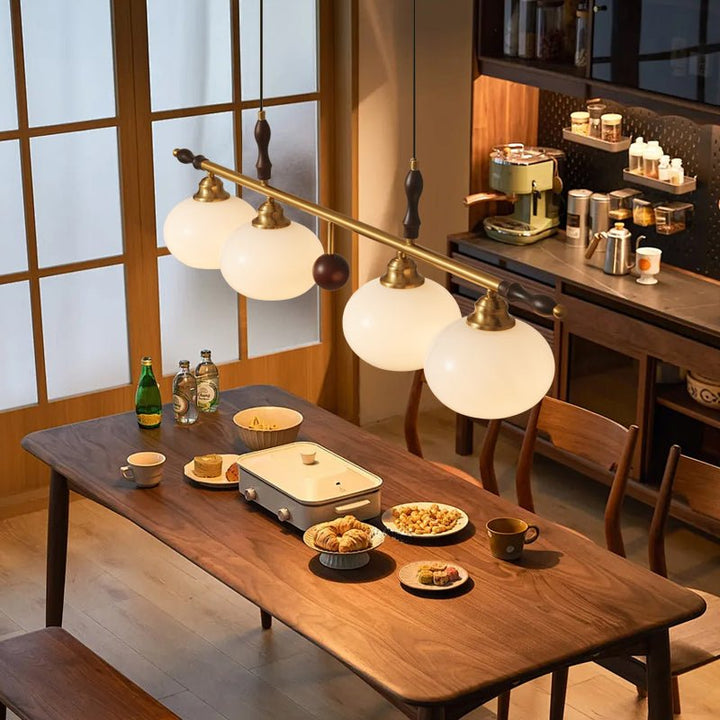 Sylvara Lampe Pendante en Bois et Verre Premium - Neutralighting