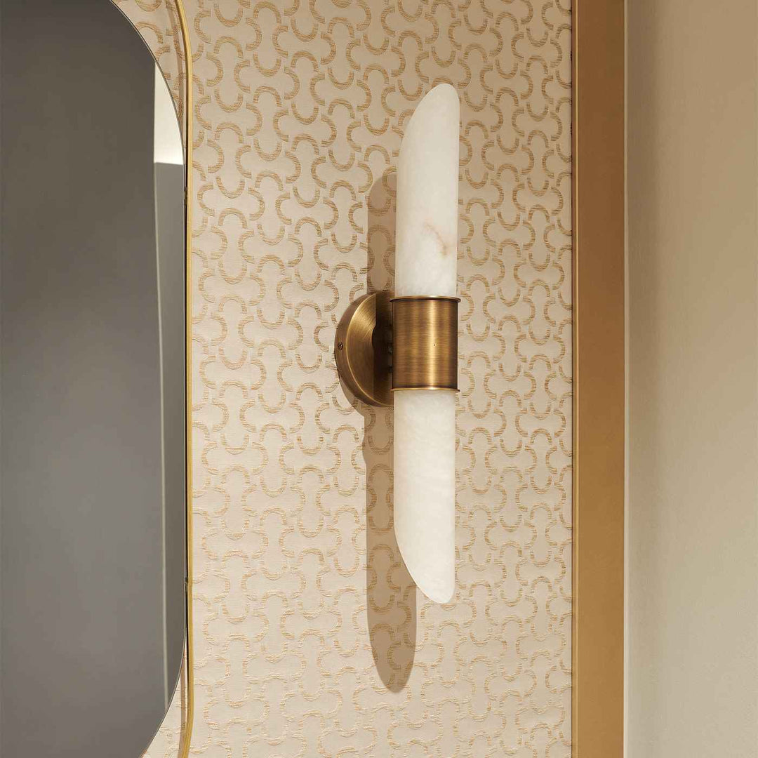 Elsolor Laiton 10cm Blanc Moderne