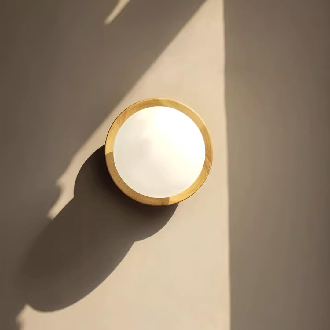 Aetherin Applique murale avec cadre en bois, style minimaliste - Neutralighting
