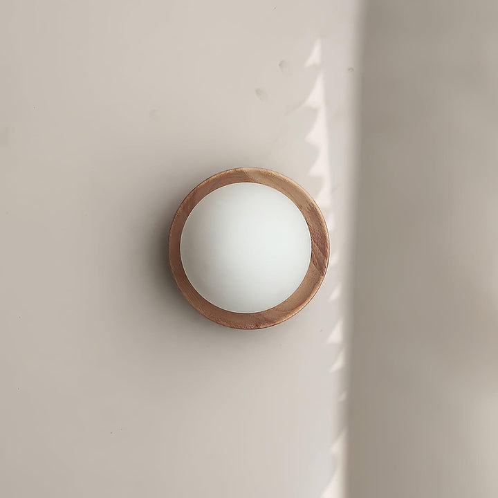 Aetherin Applique murale avec cadre en bois, style minimaliste - Neutralighting