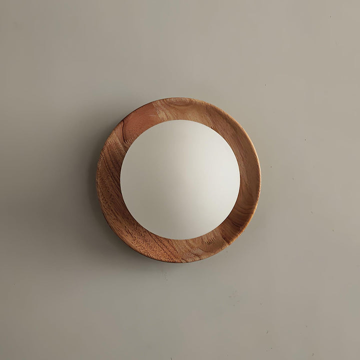 Aetherin Applique murale avec cadre en bois, style minimaliste - Neutralighting