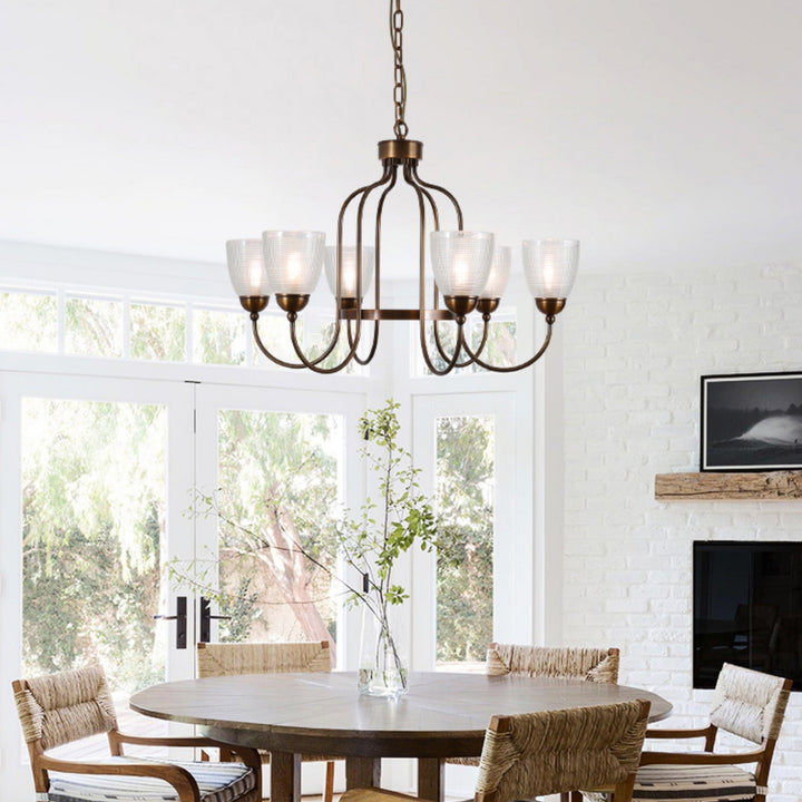 Caraeara Postmodern Luxe Verre Lustre - Neutralighting