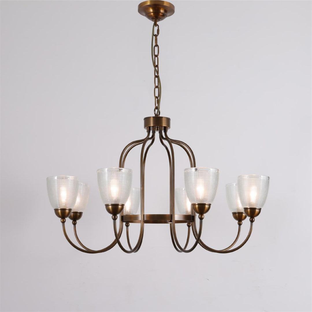 Caraeara Postmodern Luxe Verre Lustre - Neutralighting