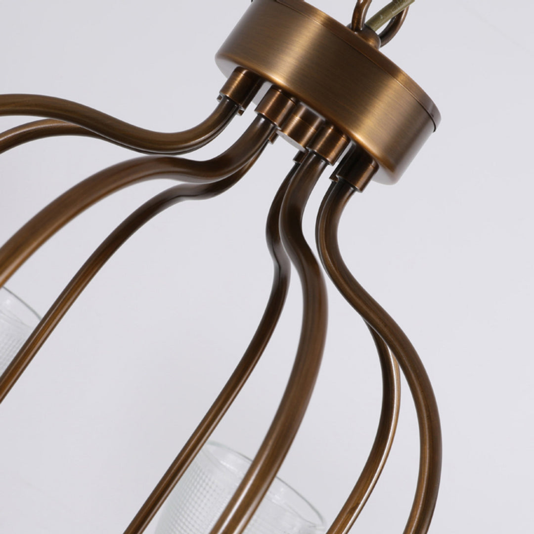 Caraeara Postmodern Luxe Verre Lustre - Neutralighting
