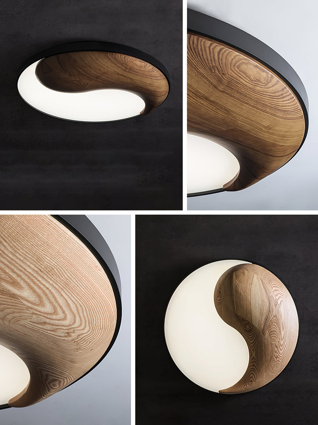 Ivelor Lampe de Plafond en Bois Minimaliste Balance - Neutralighting