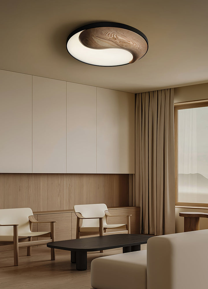 Ivelor Lampe de Plafond en Bois Minimaliste Balance - Neutralighting