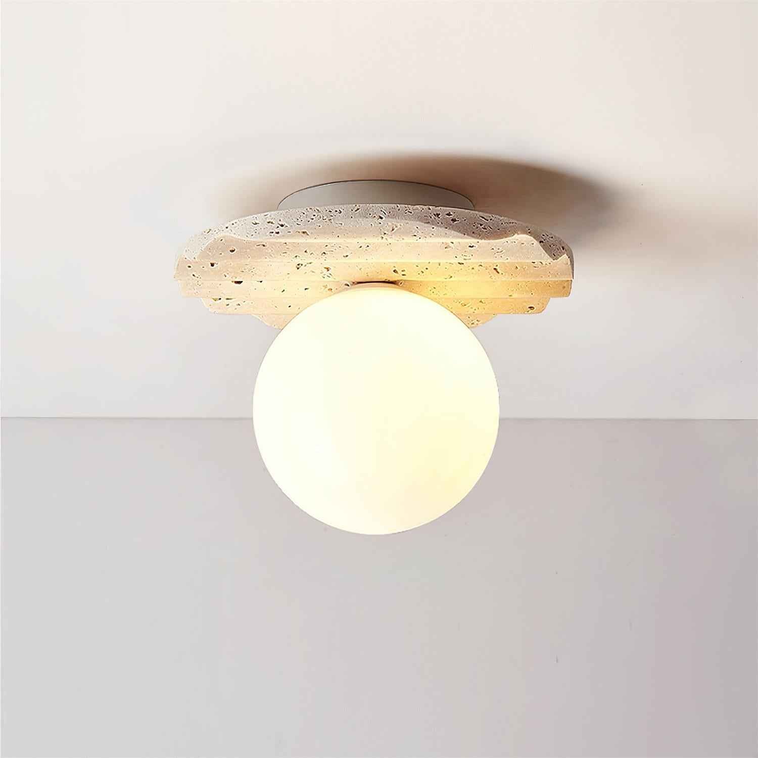 Plafonnier Ritta en Verre – Élégance Plafonnier