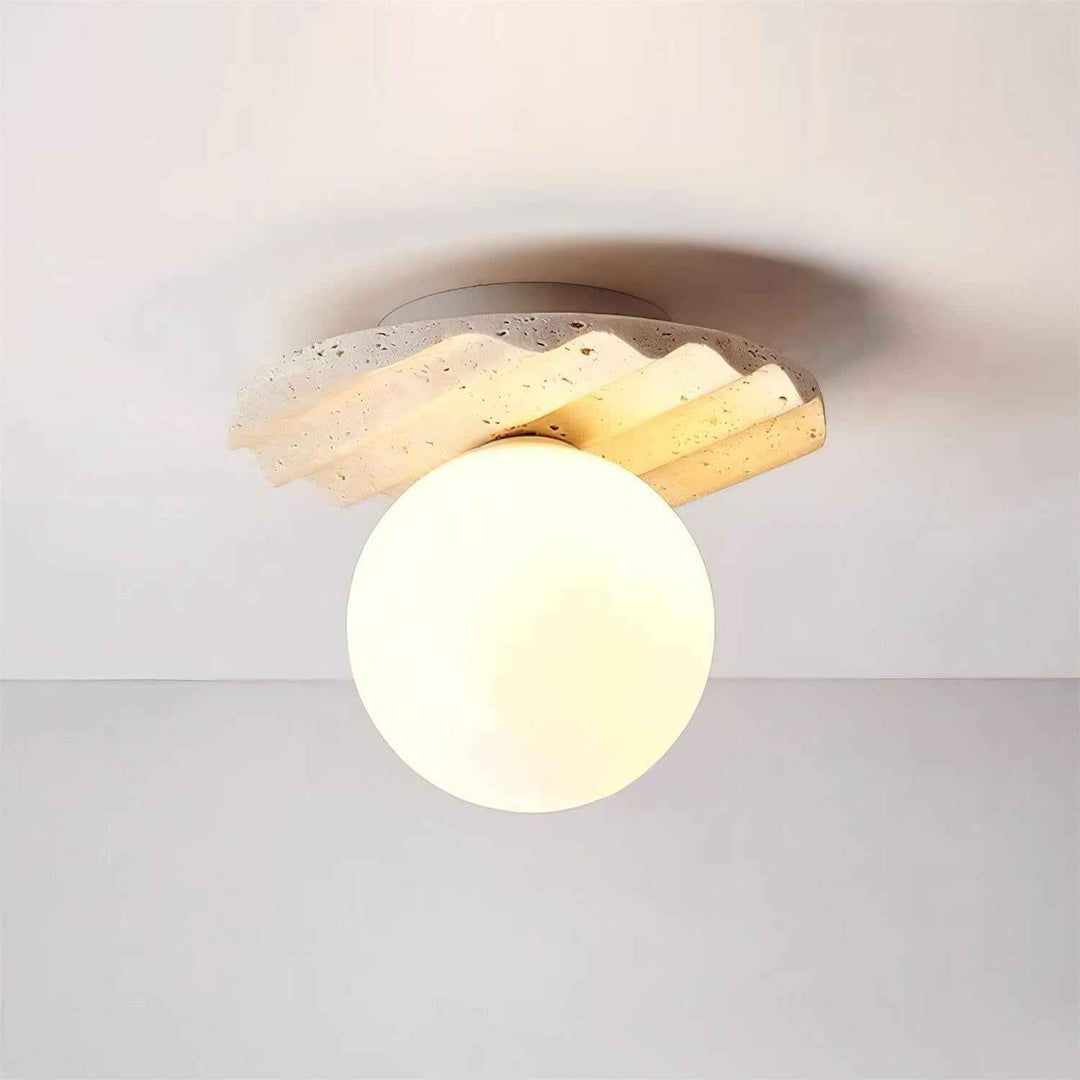 Plafonnier Ritta en Verre – Élégance Plafonnier