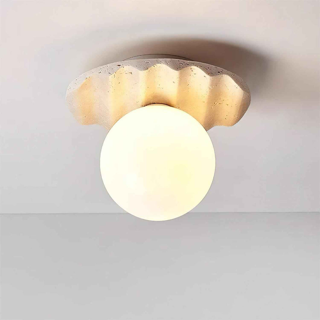 Plafonnier Ritta en Verre – Élégance Plafonnier