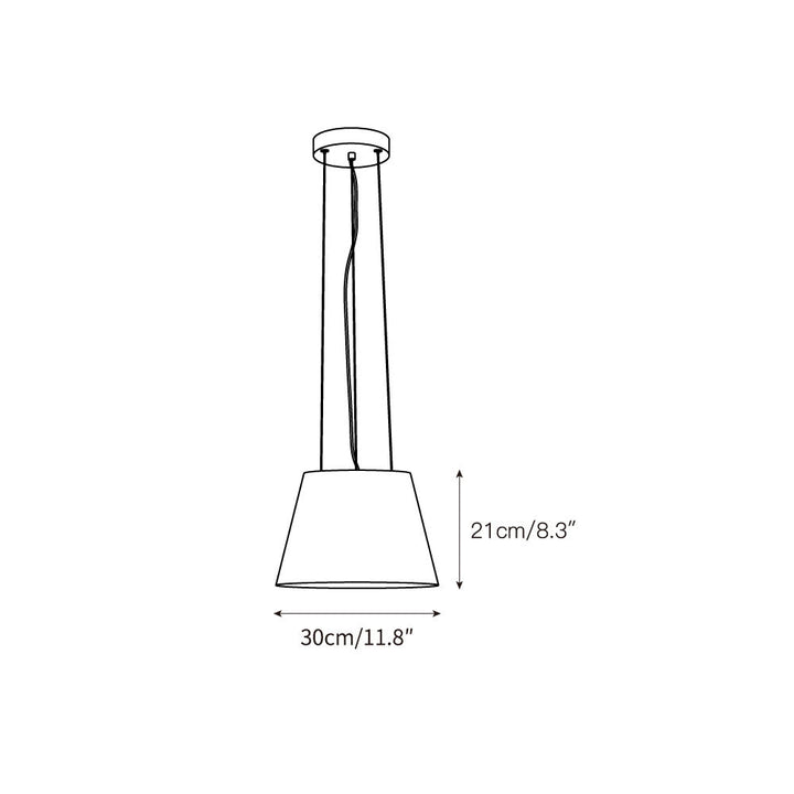 Ovelir Moderne Minimaliste Travertin Suspension - Neutralighting