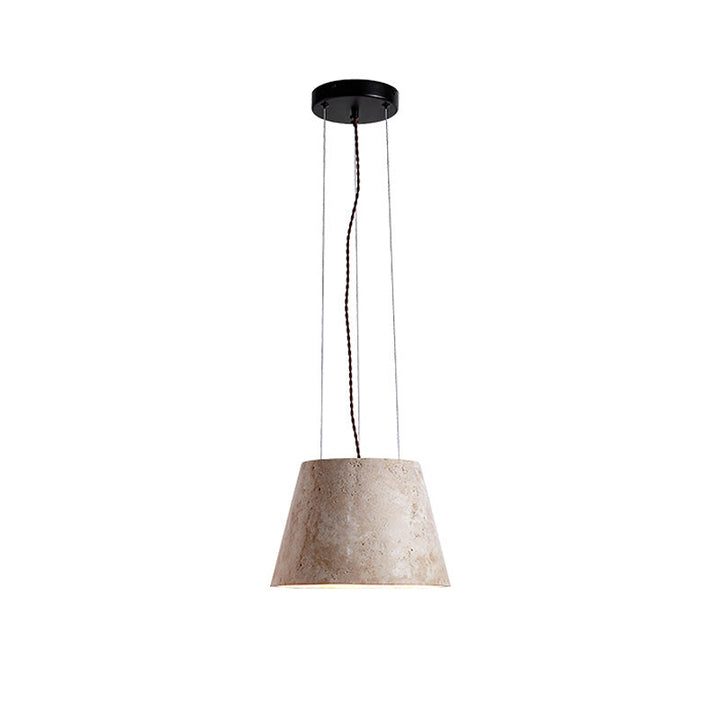 Ovelir Moderne Minimaliste Travertin Suspension - Neutralighting