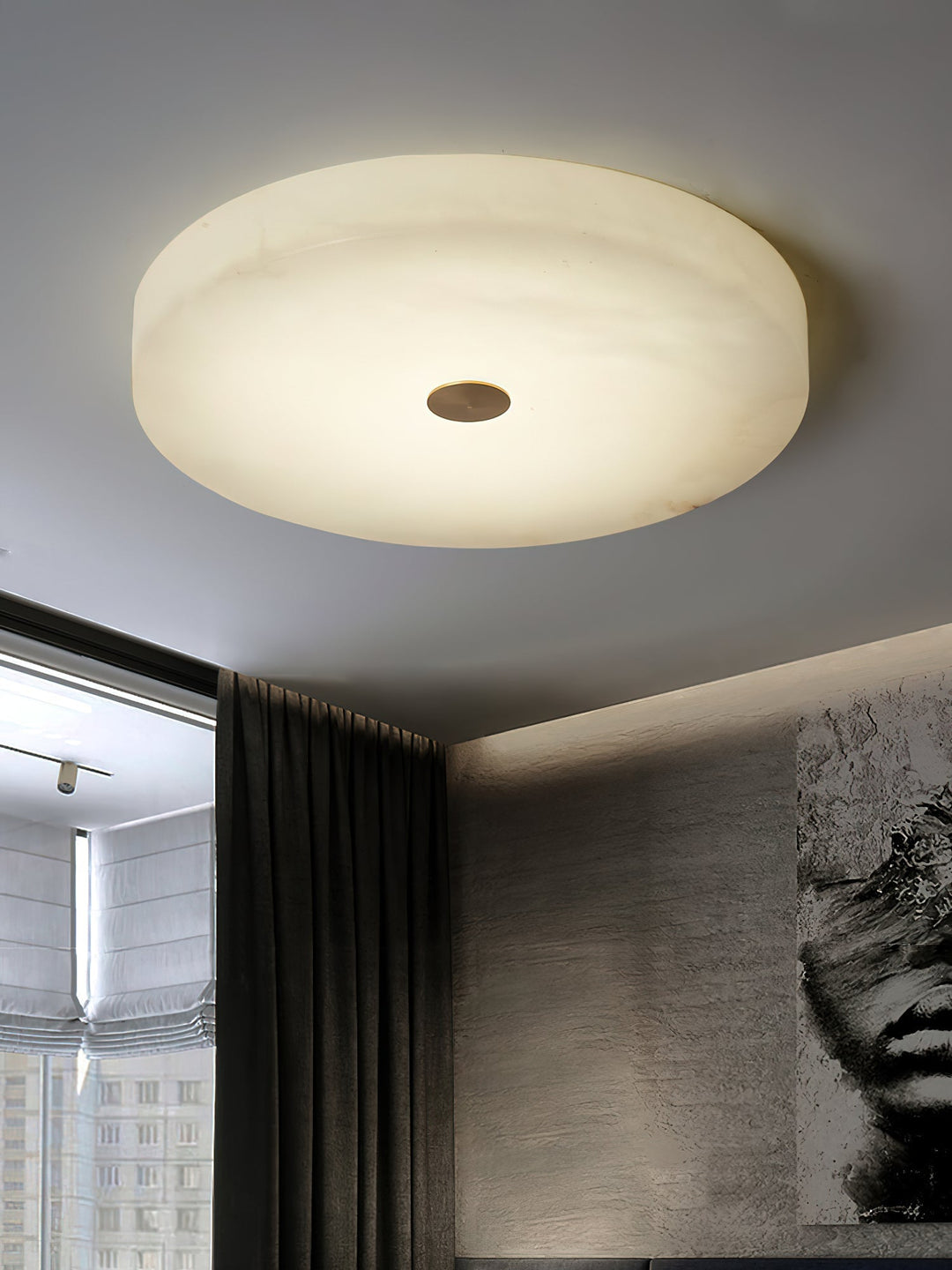 Unorir Moderne Minimaliste Albâtre Plafonnier - Neutralighting