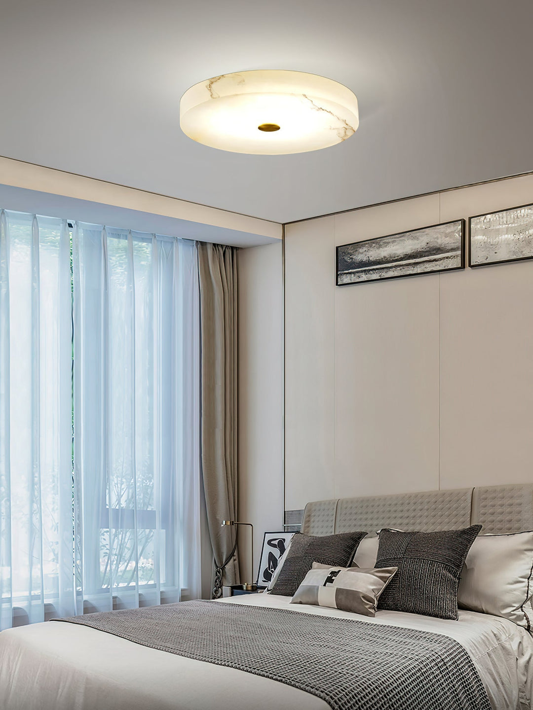 Unorir Moderne Minimaliste Albâtre Plafonnier - Neutralighting