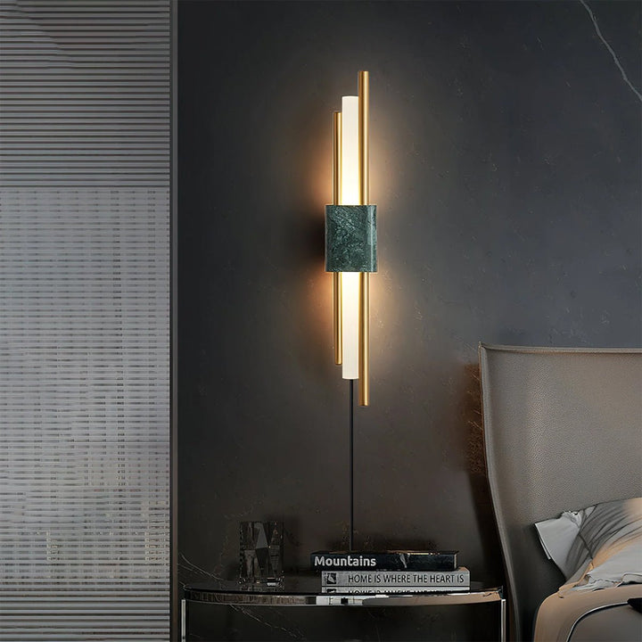 Trista Premium Nordic Art Plug In Marble Wall Light - Neutralighting