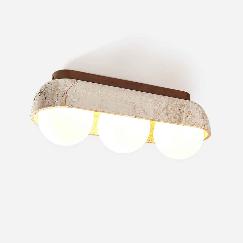 Ritta Verre 27cm Beige LED 40W