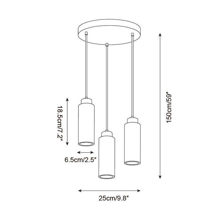 Fioden Suspension Minimaliste - Neutralighting