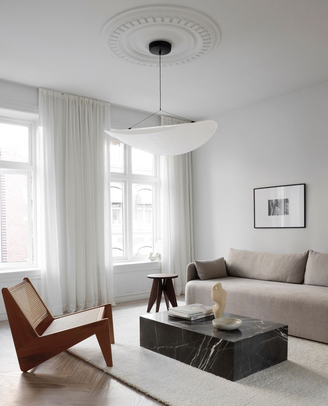 Elsolir Moderne Minimaliste Papier Suspension - Neutralighting