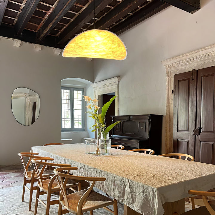 Elyno Lampe Suspension Sculpturale en Tissu - Neutralighting
