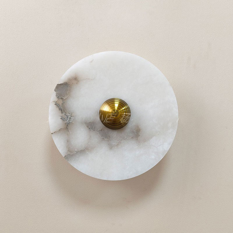 Olrine Moderne Minimaliste Marbre Métal Applique Murale - Neutralighting