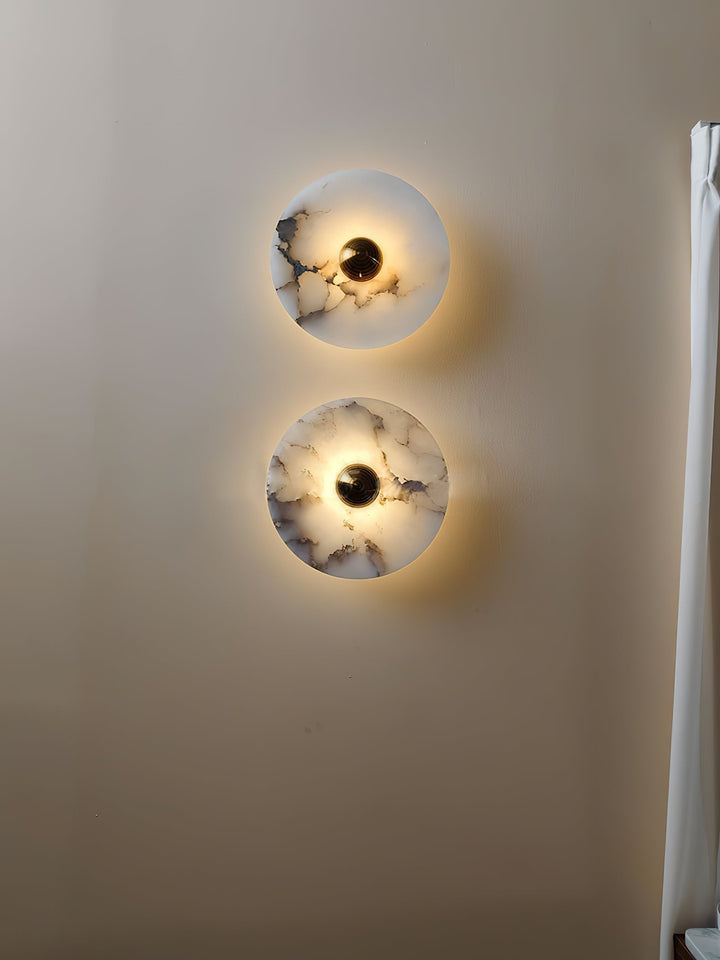 Olrine Moderne Minimaliste Marbre Métal Applique Murale - Neutralighting