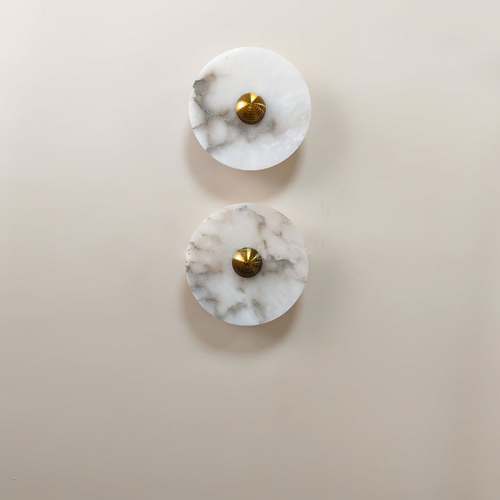 Olrine Moderne Minimaliste Marbre Métal Applique Murale - Neutralighting