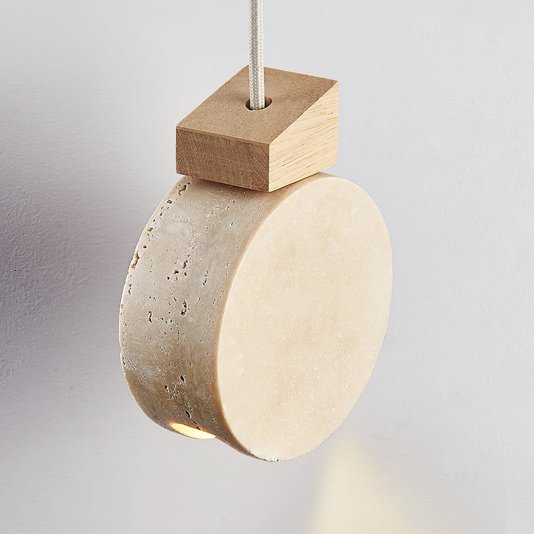 Ritta Lampe Pendante Minimaliste en Travertin - Neutralighting