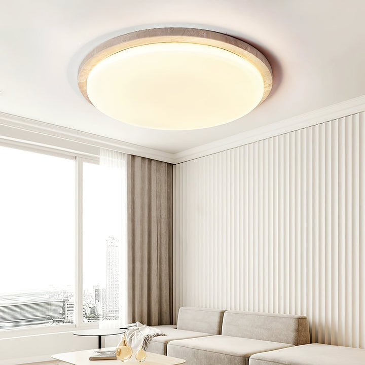 Etala Lisse-Bord Travertin Plafonnier - Neutralighting