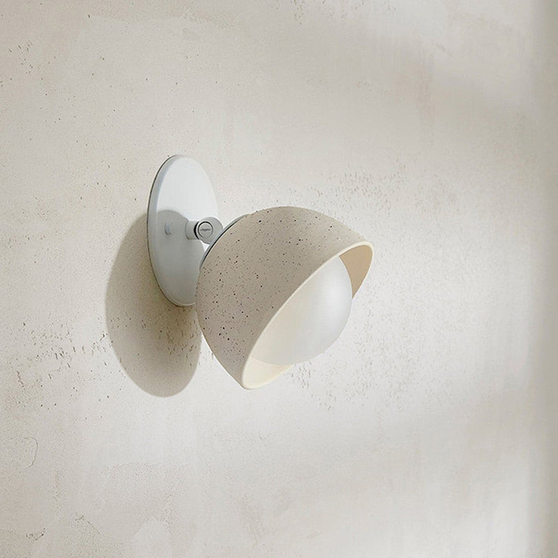 Ellorus Moderne Minimaliste Surface Verre Travertin Applique Murale - Neutralighting