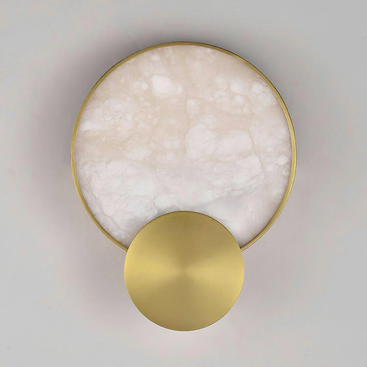 Myvelarae Applique Murale Circulaire en Albâtre - Neutralighting